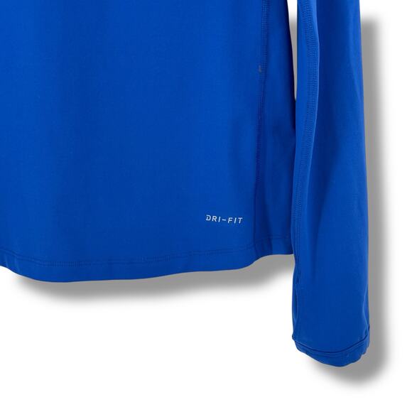 Nike U.S. Paralympic TeamTailgate Element 1/2 Zip Shirt Womens Sz M Blue - Picture 6 of 9